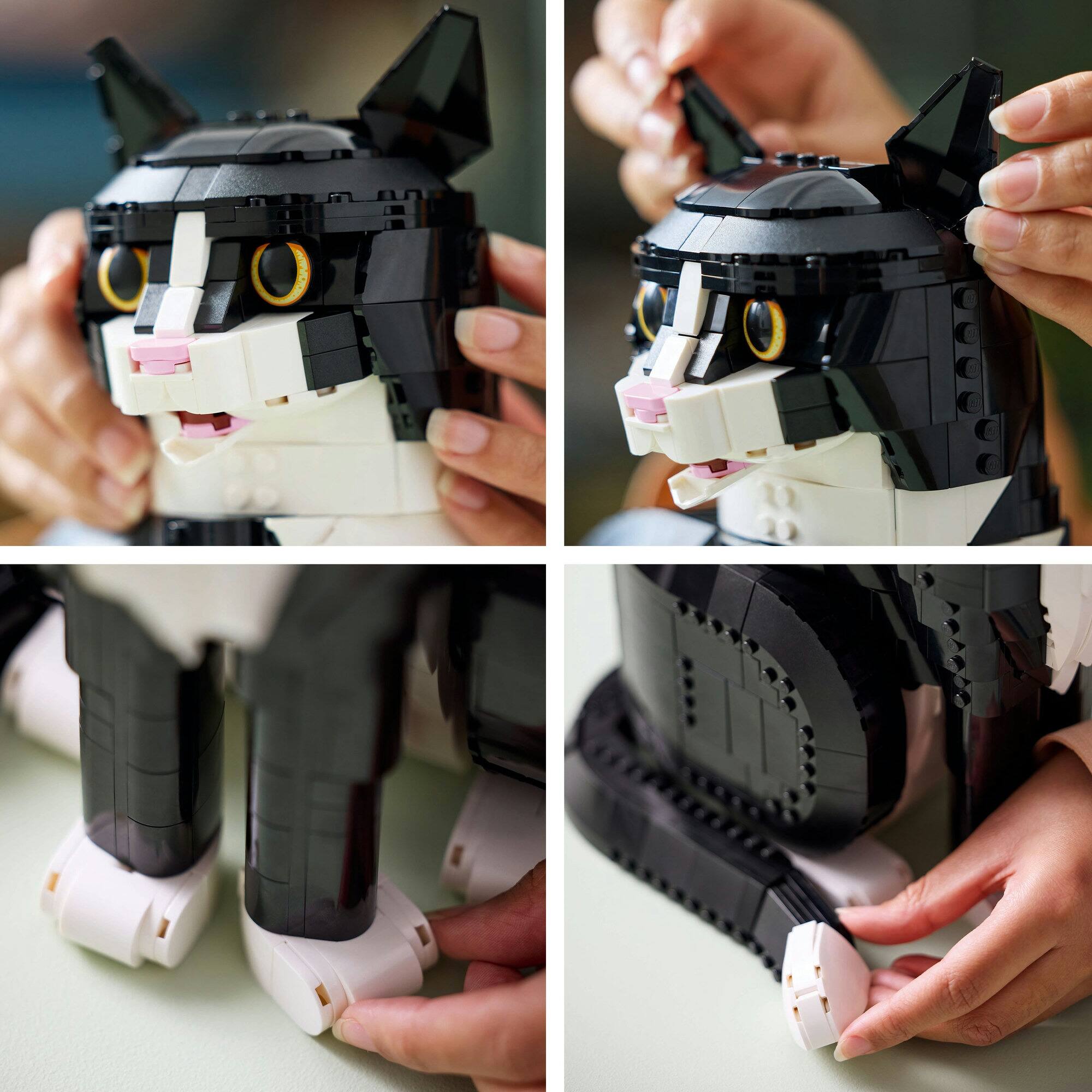LEGO® Ideas Tuxedo Cat, Gift Idea for Animal-Lovers 21349